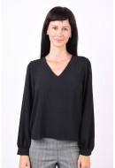 Women Blouse Vero Moda Vmvana V-Neck Black